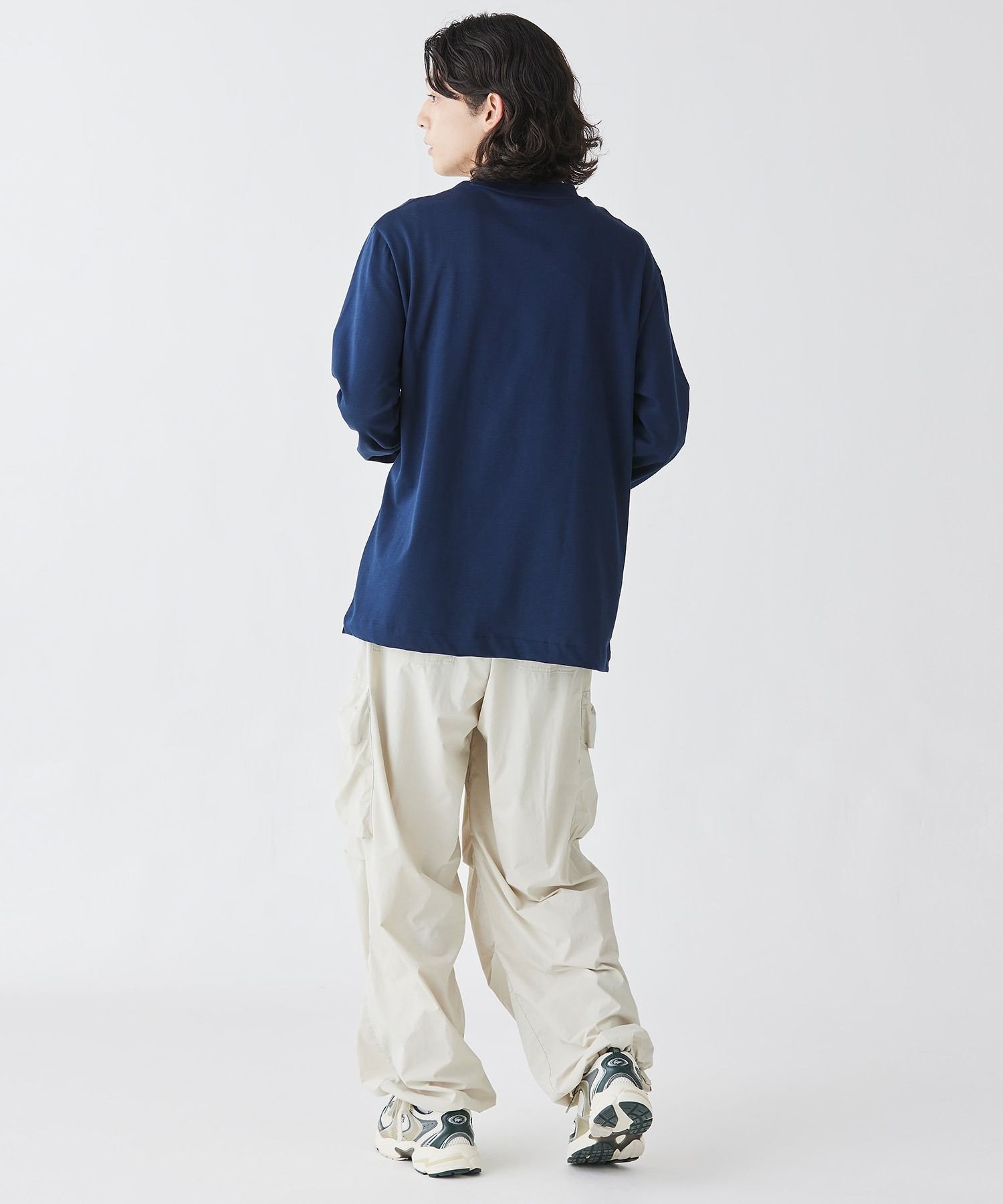 Футболка LACOSTE с длинным рукавом Navy