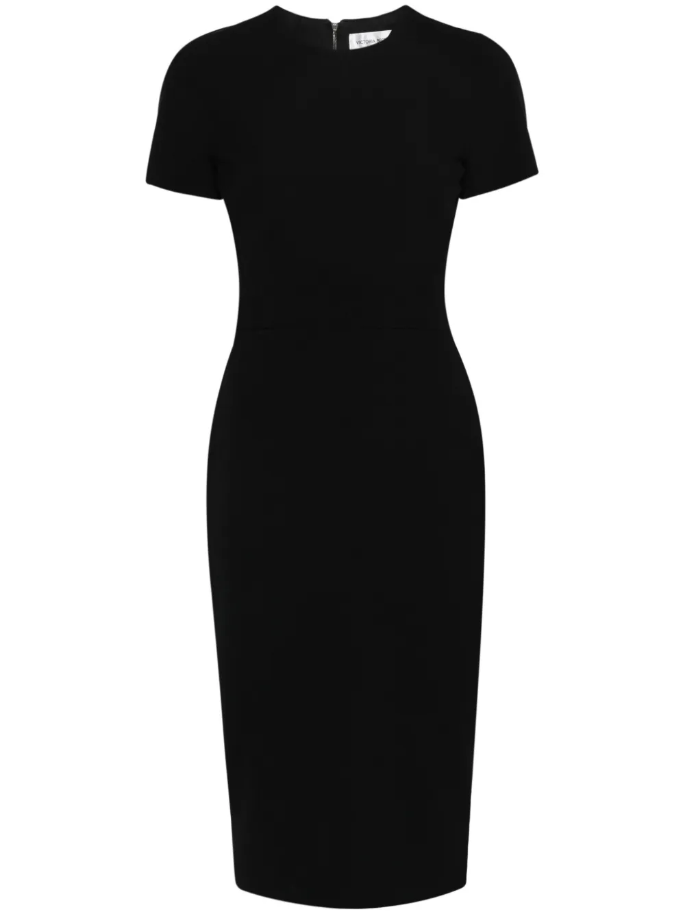 

Приталенное платье-футболка VICTORIA BECKHAM, черный