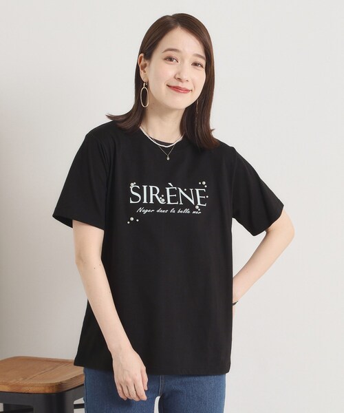 

Футболка с жемчужным логотипом, бренд ITS'DEMO, черный