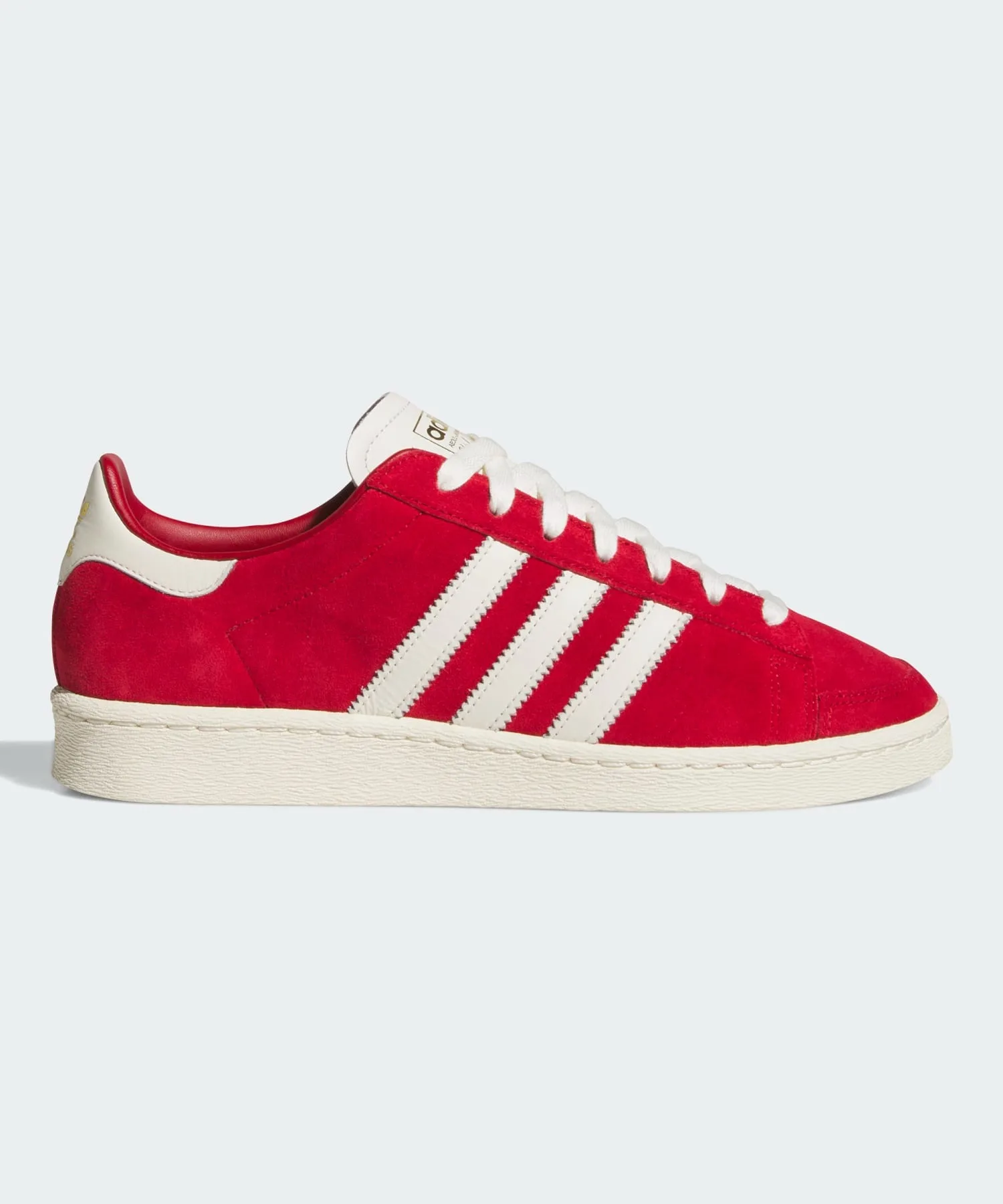 Унисекс кроссовки из замши adidas Jabbar Low красные
