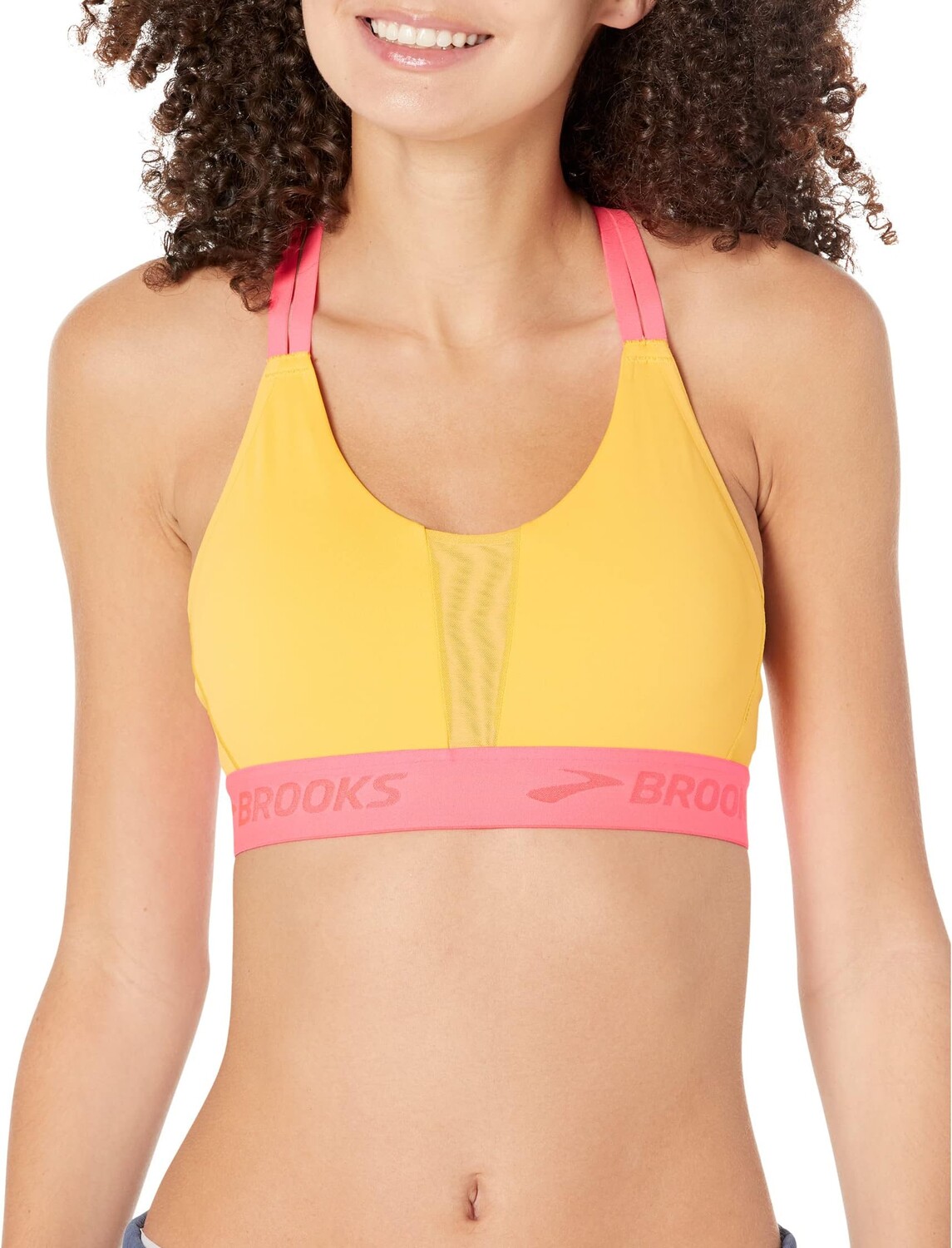 

Бюстгальтер Brooks Drive Plunge 2.0, цвет Sun Glow/Hyper Pink