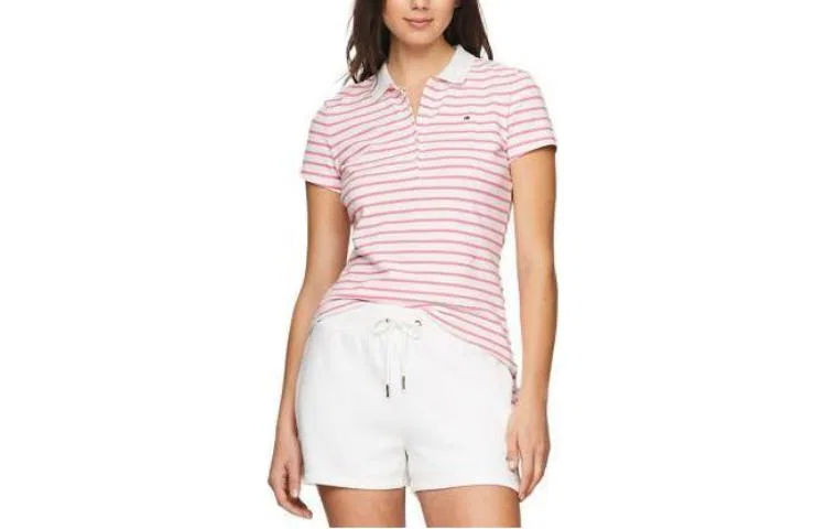 Поло женское Pink Tommy Hilfiger