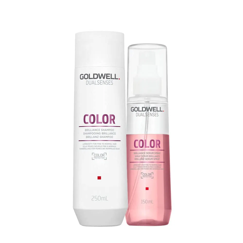 Шампунь Goldwell Dualsenses Color Brilliance 250 мл и спрей-сыворотка 150 мл Goldwell