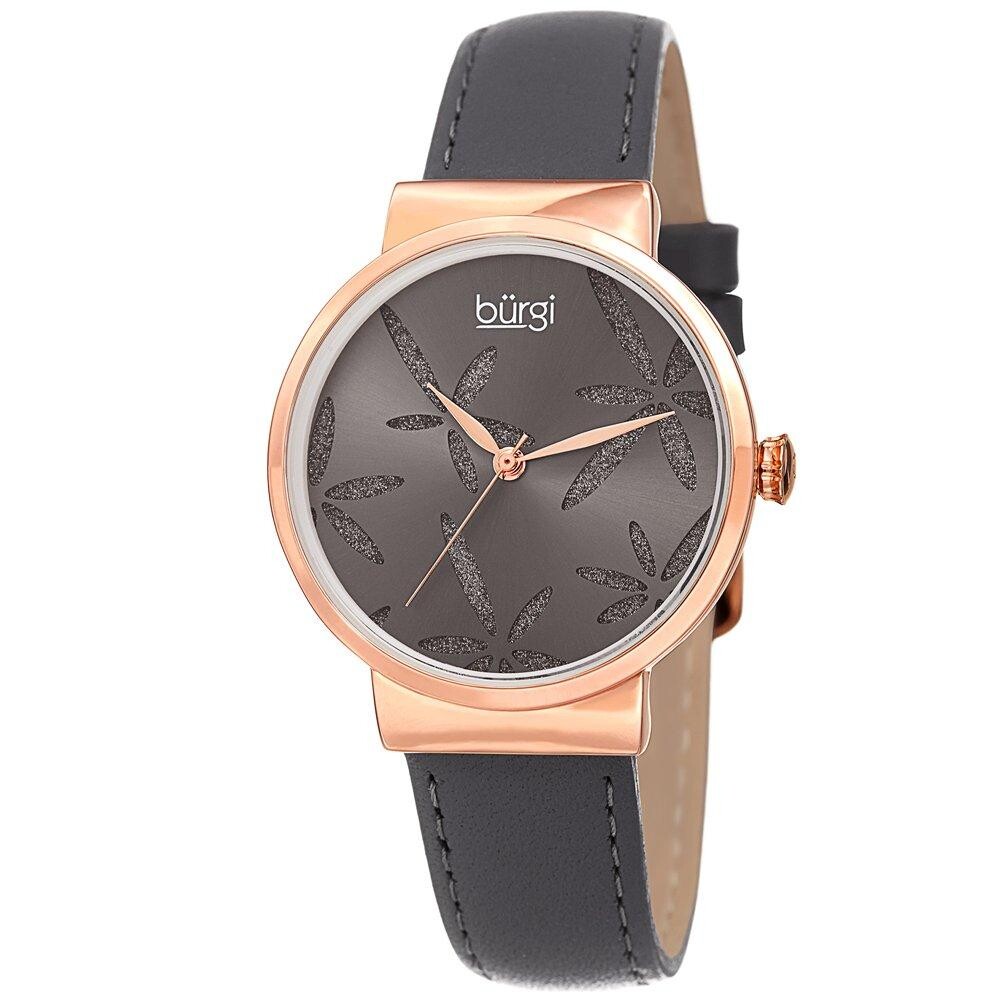

BUR191 Повседневные часы в круглом корпусе Burgi, серый