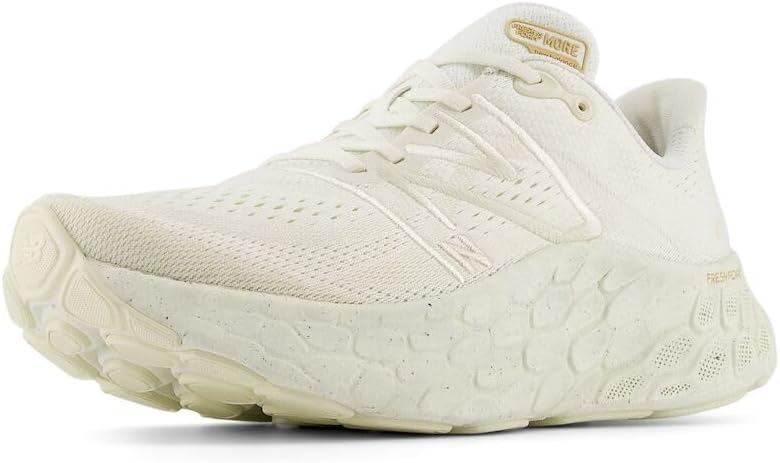 

New Balance Кроссовки Men's Fresh Foam X More V4, Sea Salt/Turtledove/Timberwolf