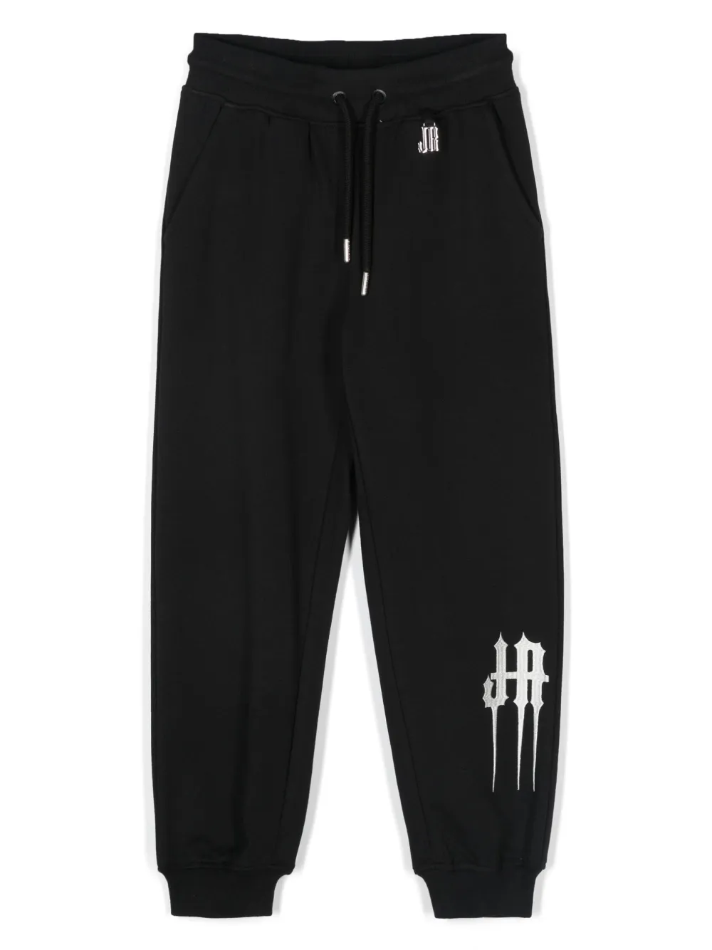 

Спортивные брюки с вышитым логотипом John Richmond Junior, черный