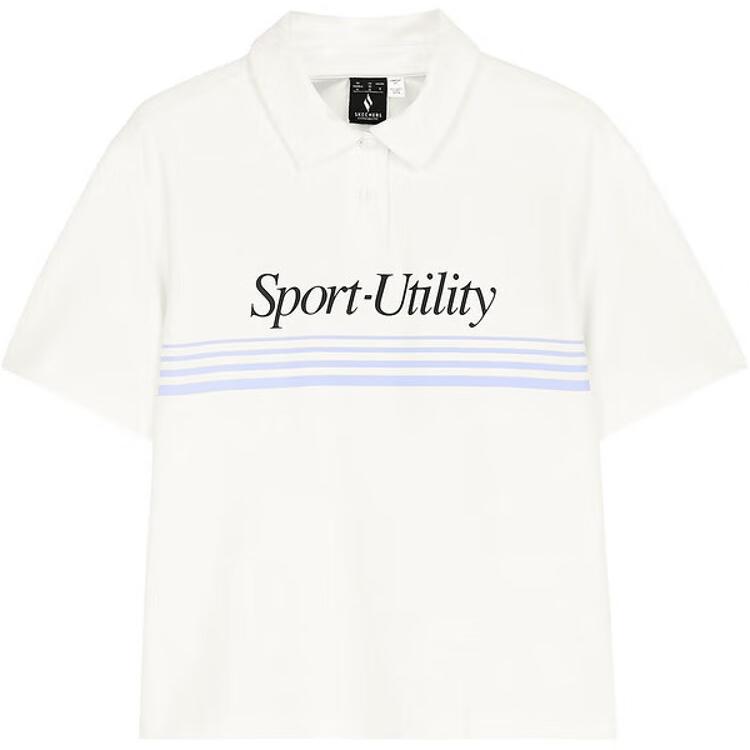 

Футболка поло Sports Alliance женская зефирно-белая Skechers