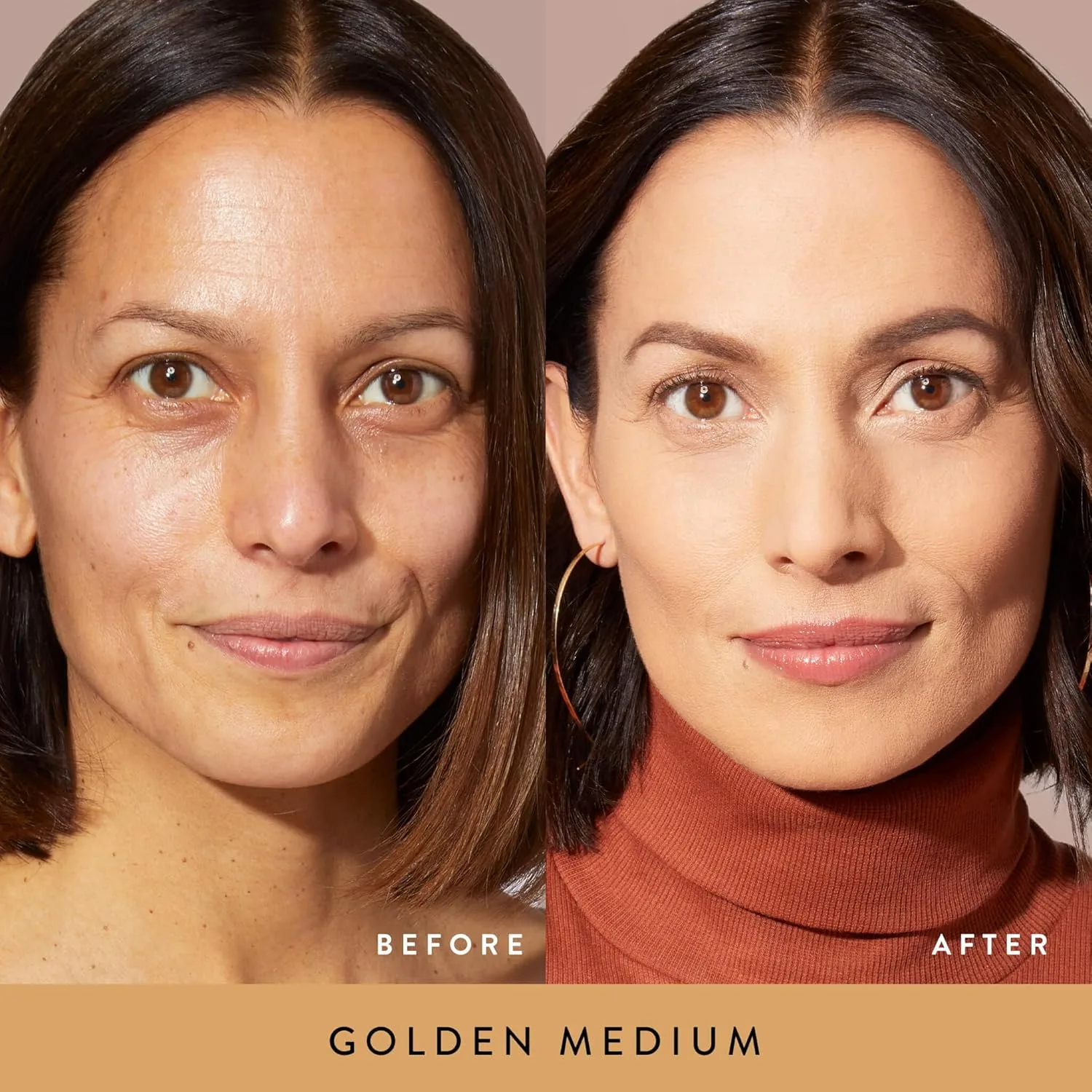 LAURA GELLER NEW YORK Matte Baked Starter Kit: рассыпчатая тональная основа Double Take Powder Foundation в оттенке Golden Medium, палетка для лица Best of the Best и складная угловая кисть Kabuki, Pink — фото 2