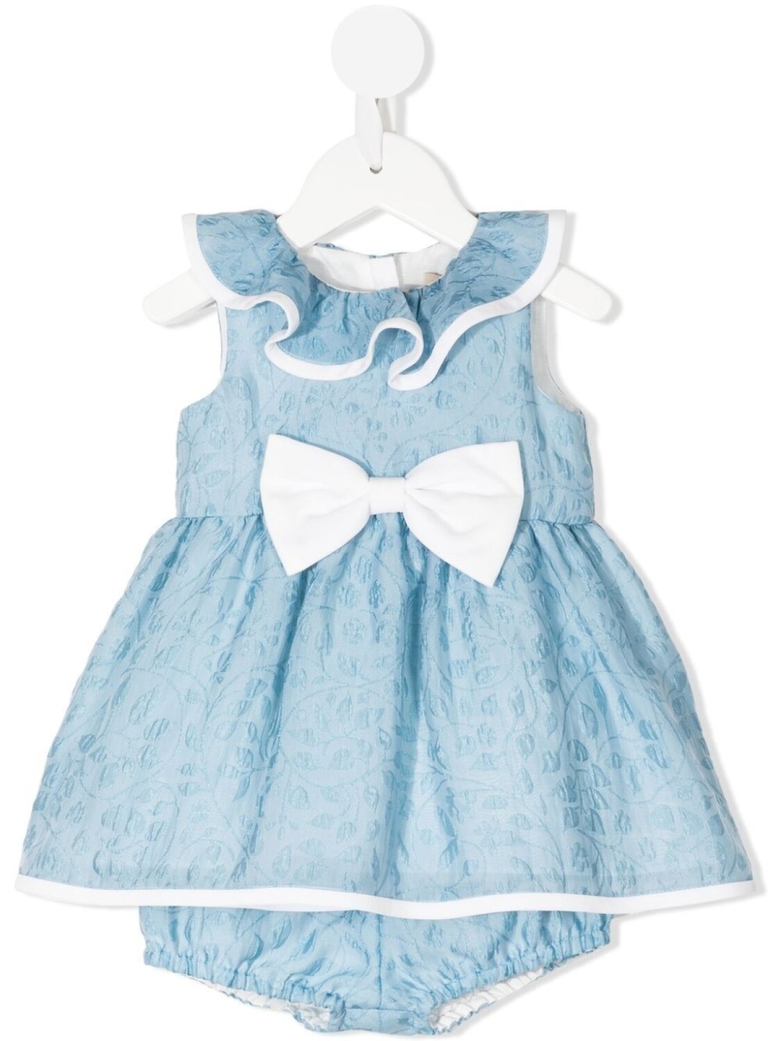 

Hucklebones London ярусное платье с оборками, синий