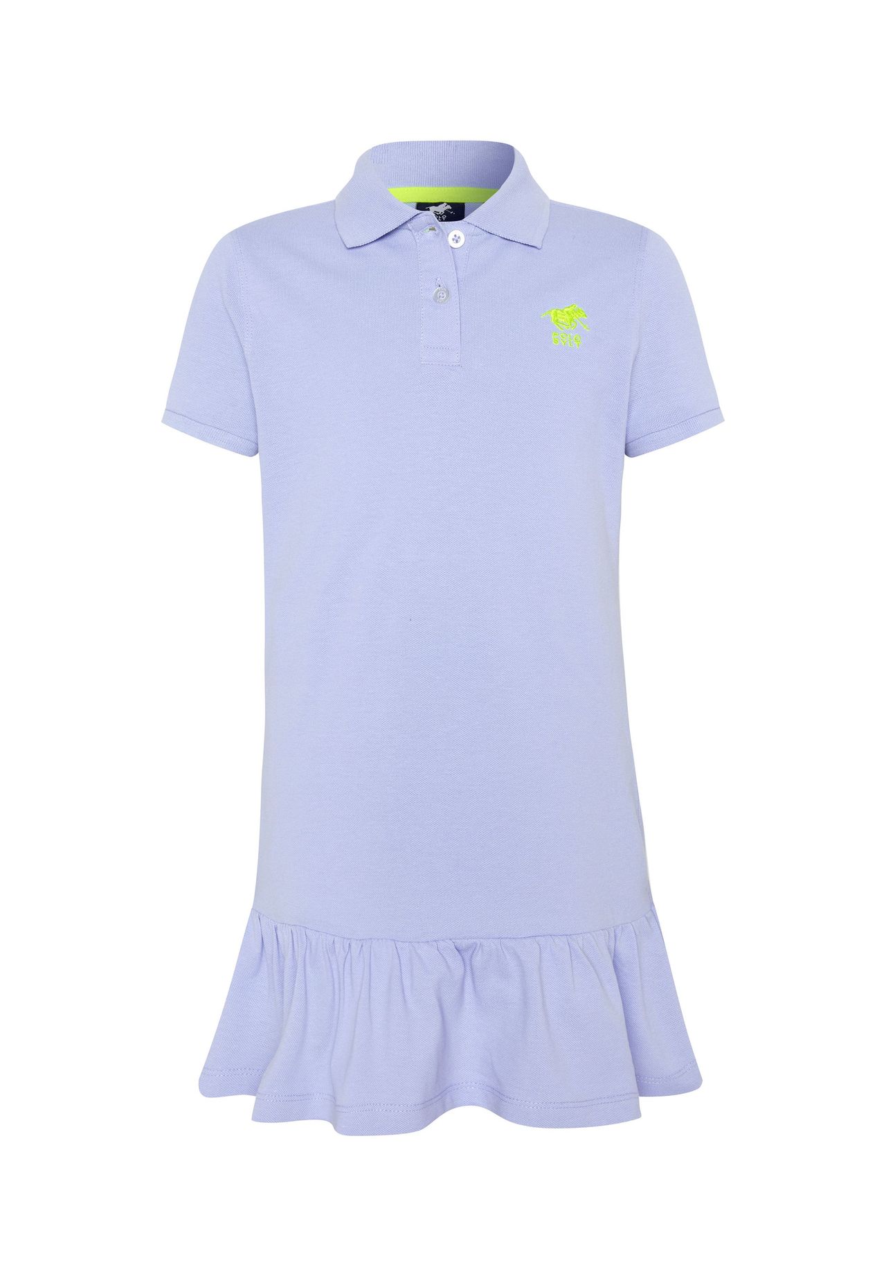 

Платье с вышивкой логотипа POLO SYLT, цвет Brunnera Blue