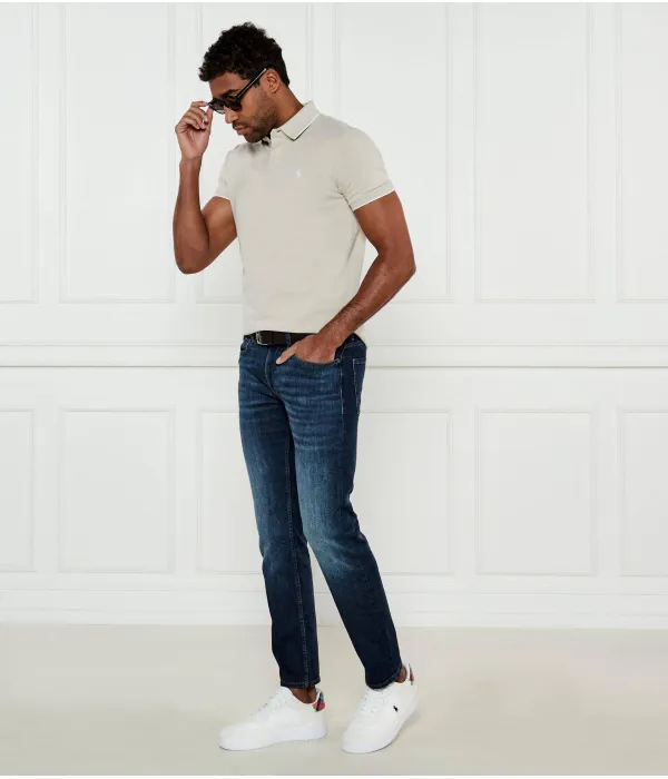 Кожаные кроссовки Polo Ralph Lauren, бежевый — фото 2