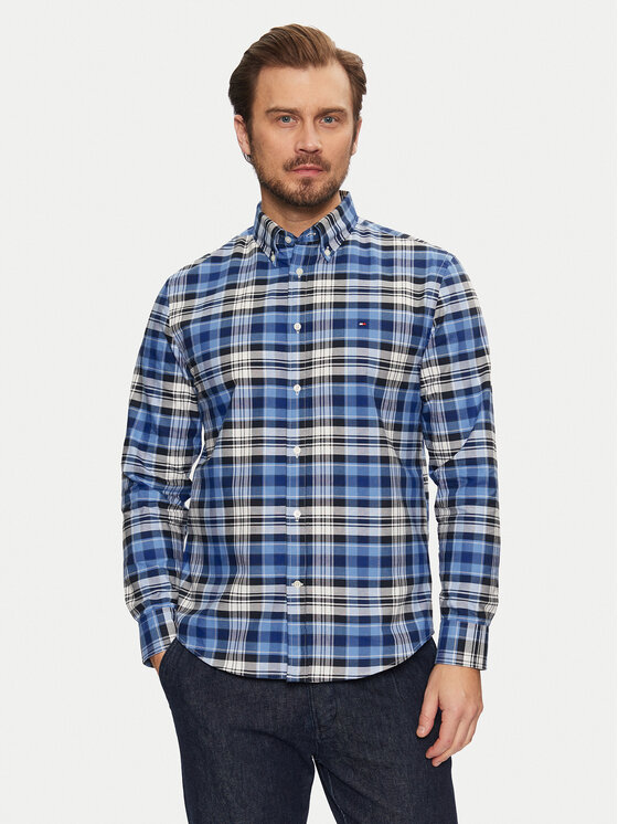 

Рубашка обычного кроя Heritage MW0MW37566 Tommy Hilfiger, синий