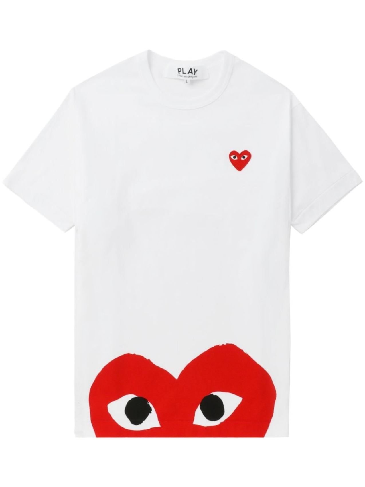 

Comme Des Garçons Play футболка с принтом, белый