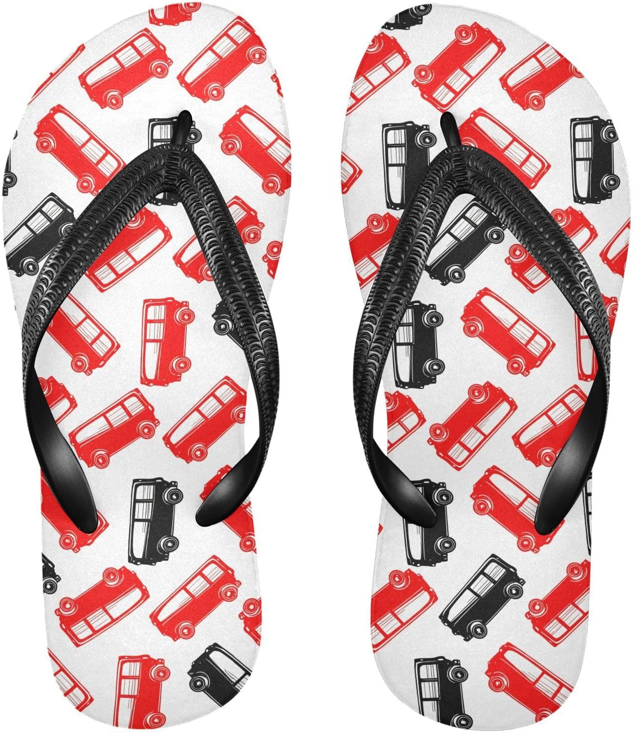 

Автомобильные красно-черные пляжные летние повседневные сандалии для женщин и мужчин, шлепанцы для душа 2301660 Kfbe