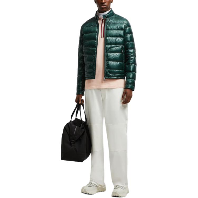 Moncler Аккуратная утепленная куртка на молнии, Jadeite Green — фото 4