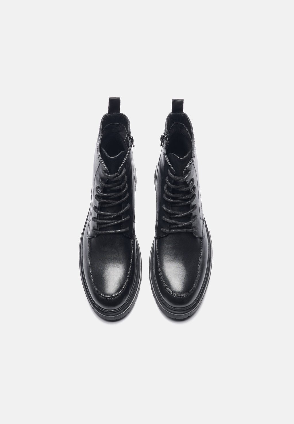 

Ботильоны на шнуровке LEATHER Zign, черный