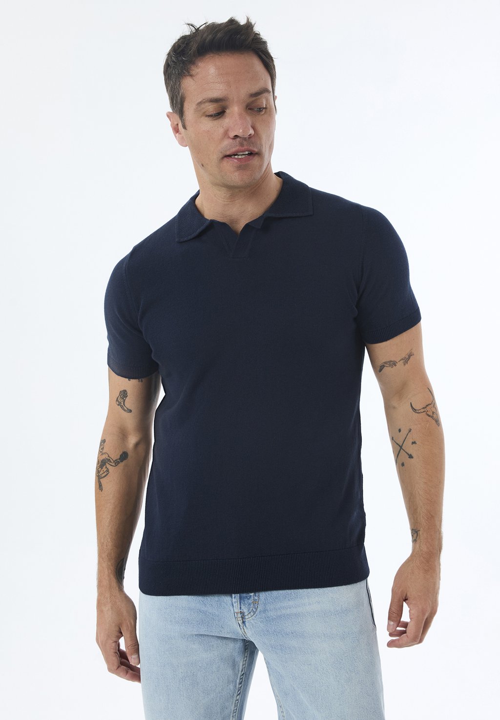 

Рубашка поло SHORT SLEEVE Felix Hardy, темно-синий