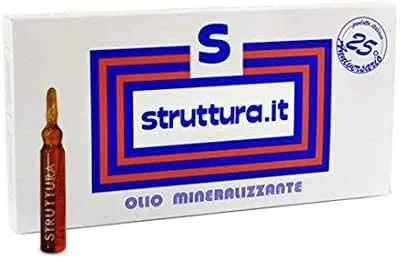 Минеральное масло для волос Struttura, 60 ампул Struttura