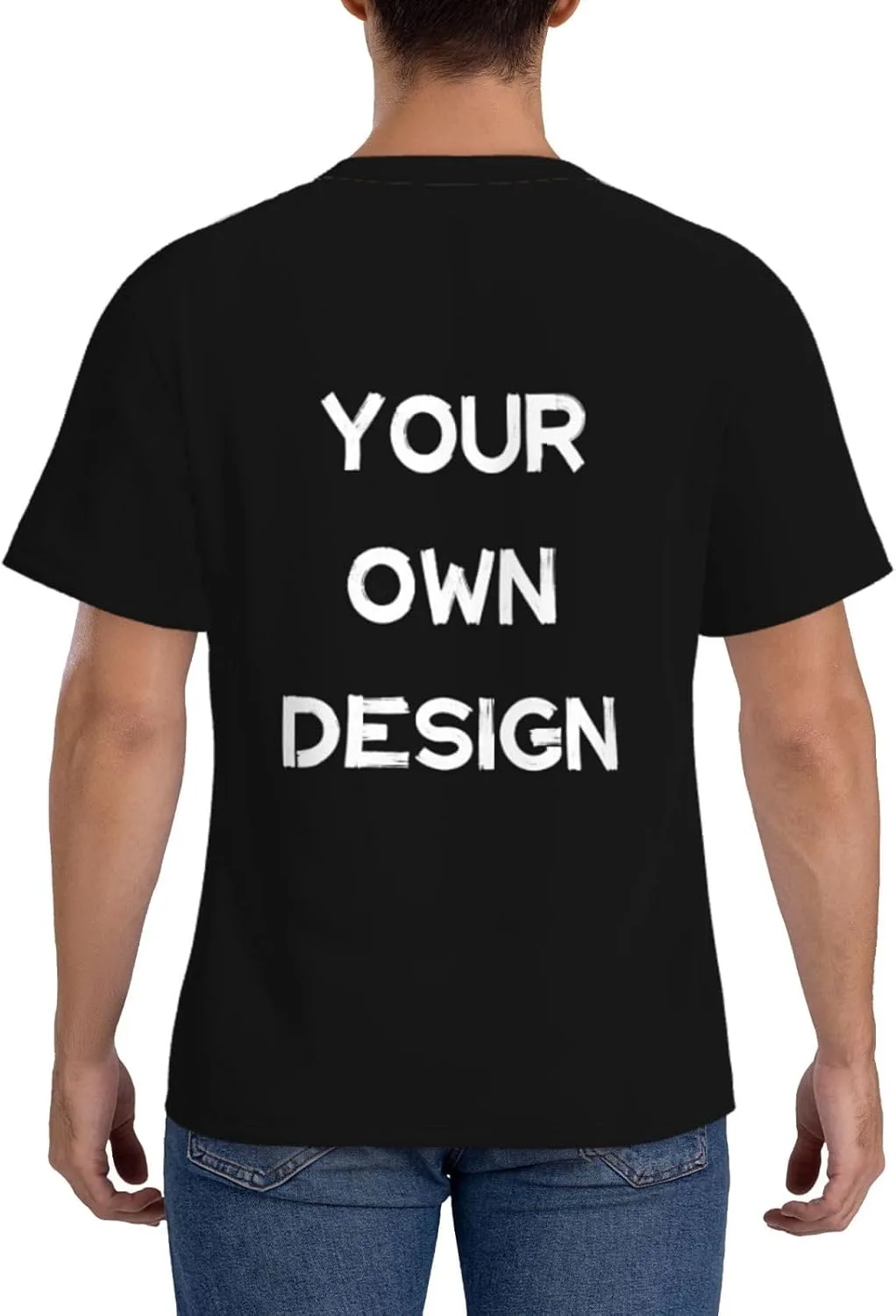 Футболка с принтом Custom Shirt с логотипом и текстом — фото 3