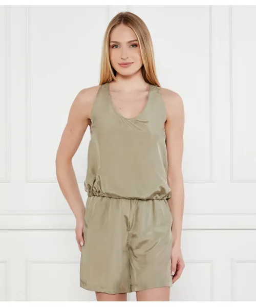 

Шелковый топ Meana Regular fit Marella Sport, зеленый