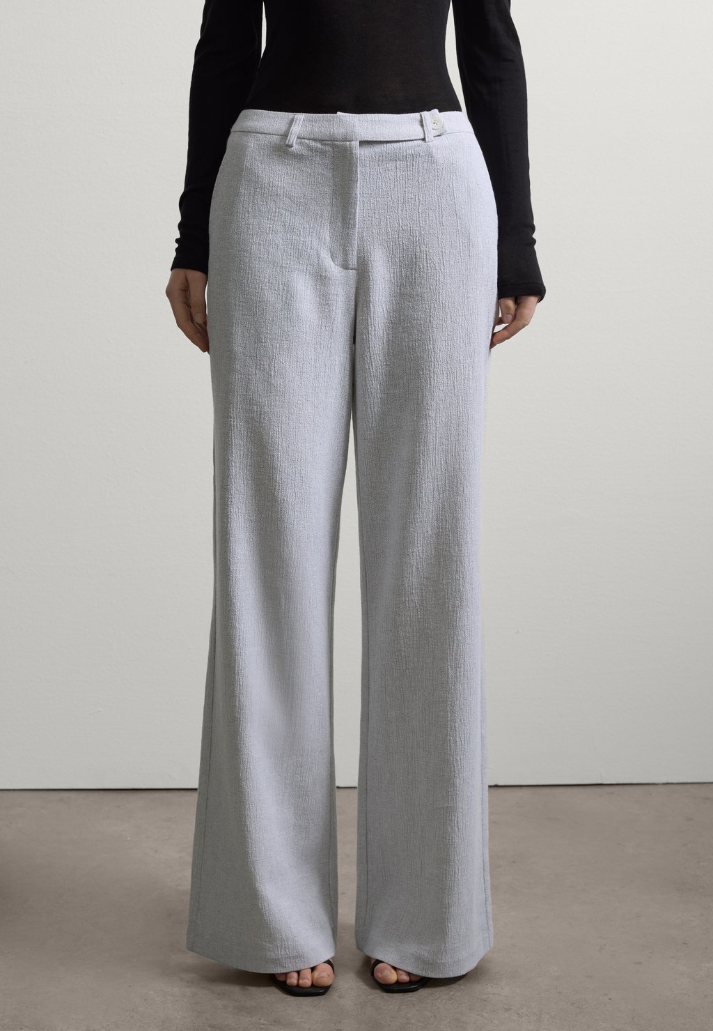 

Брюки WIDE-LEG CRINKLE-EFFECT Stefanel, белый
