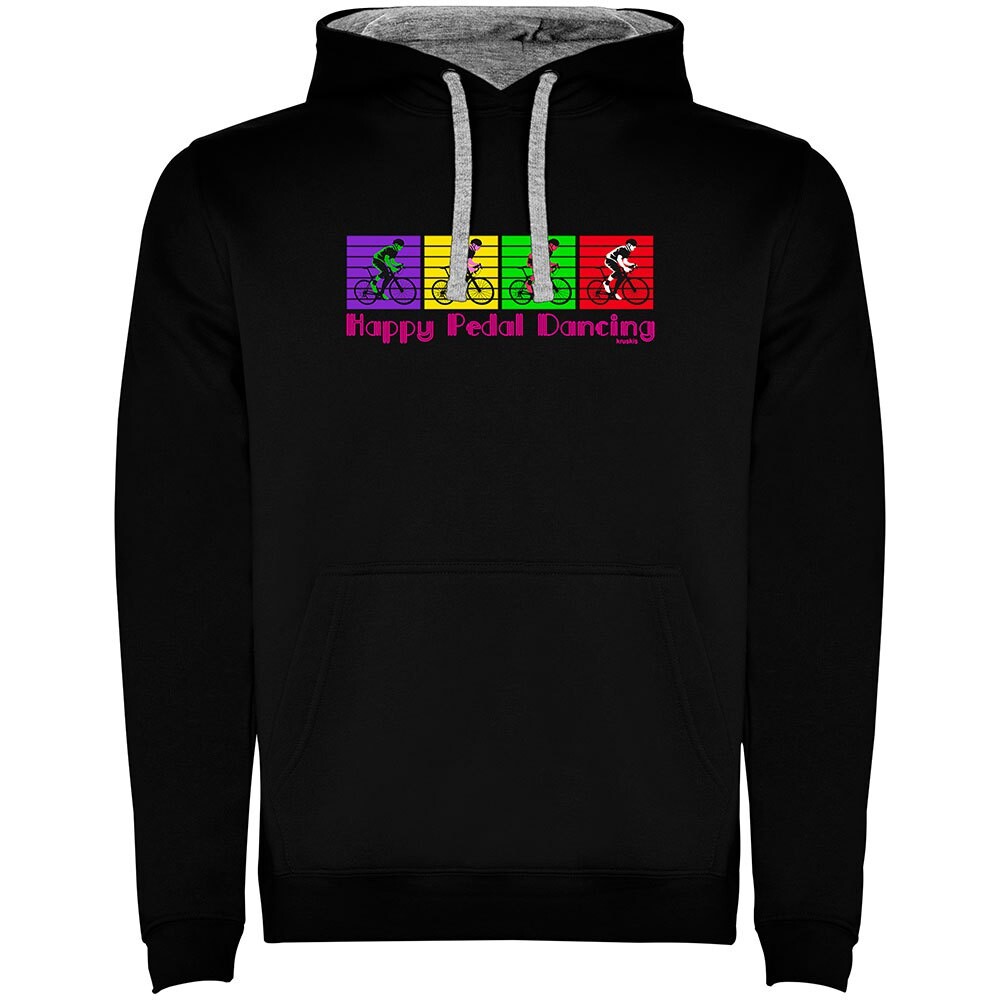 

Худи Kruskis Happy Pedal Dancing Two-Colour, черный
