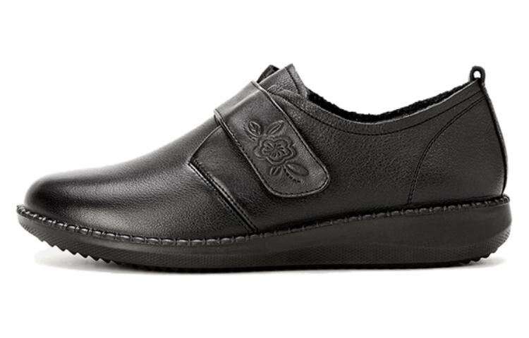 

Туфли женские повседневные Women's Casual Shoes Women's Low-Top Black Aokang