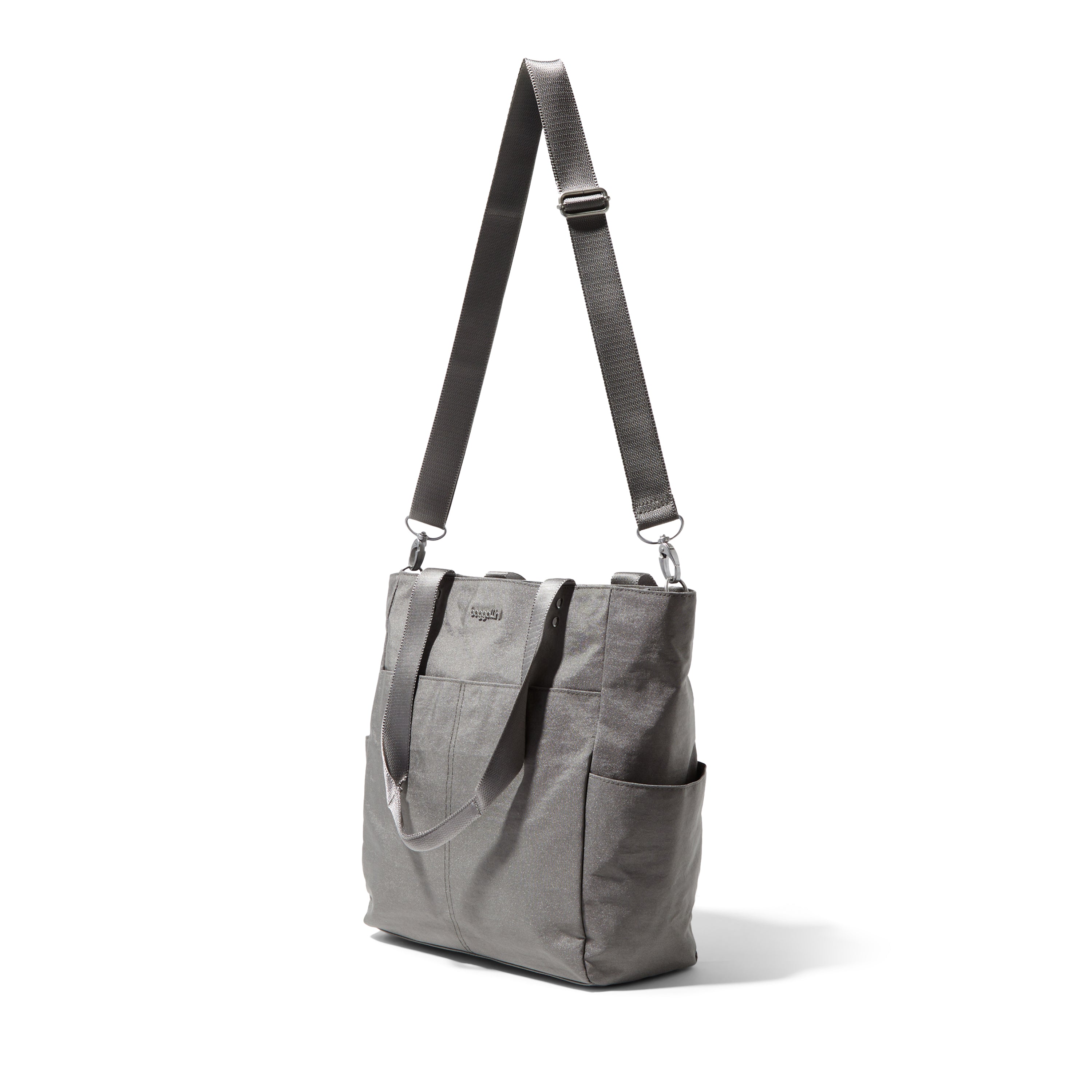 

Baggallini Женская повседневная большая сумка Carryall, цвет Sterling Shimmer