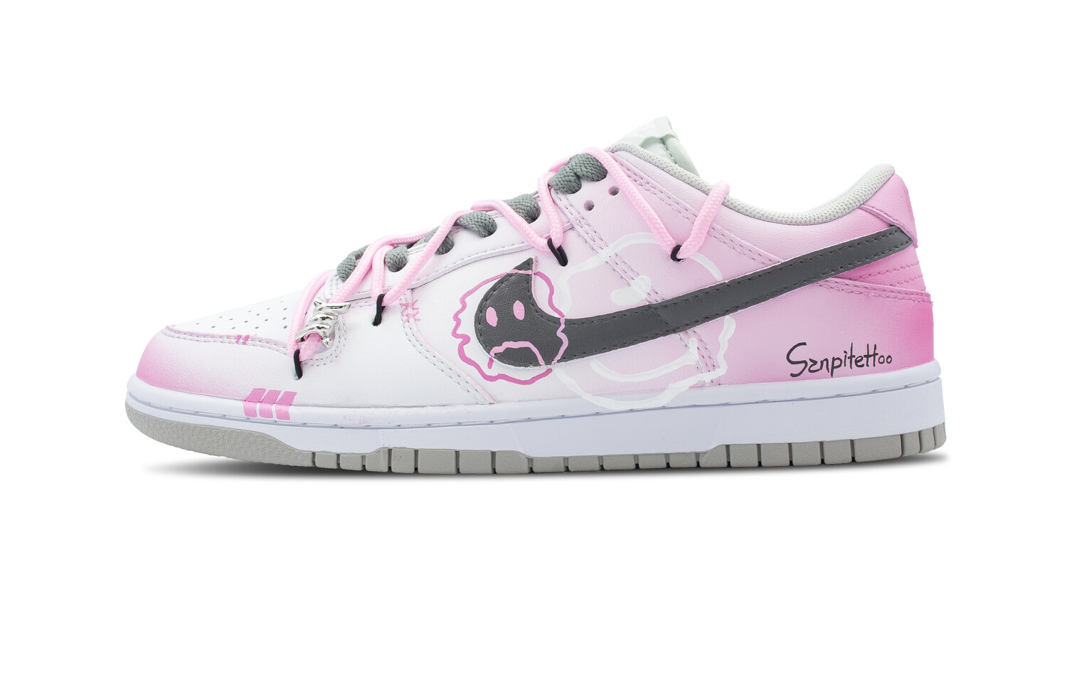 

Кроссовки Nike Dunk Skateboarding Shoes Men Low-top Purple/Pink, фиолетовый