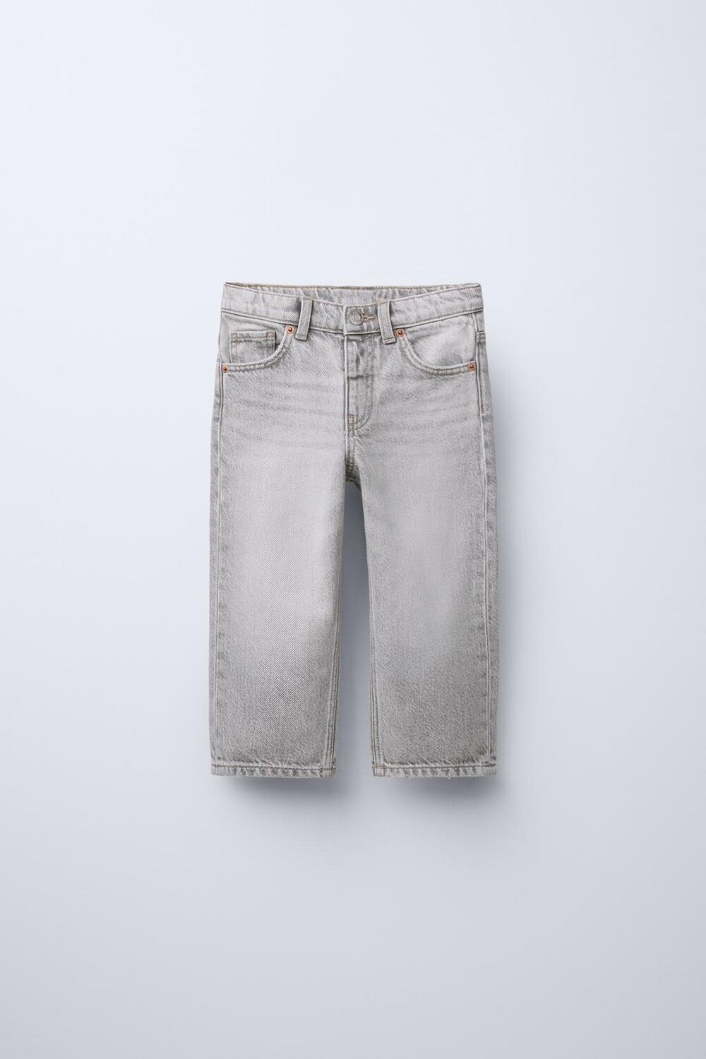 

Прямые джинсы ZARA, серый