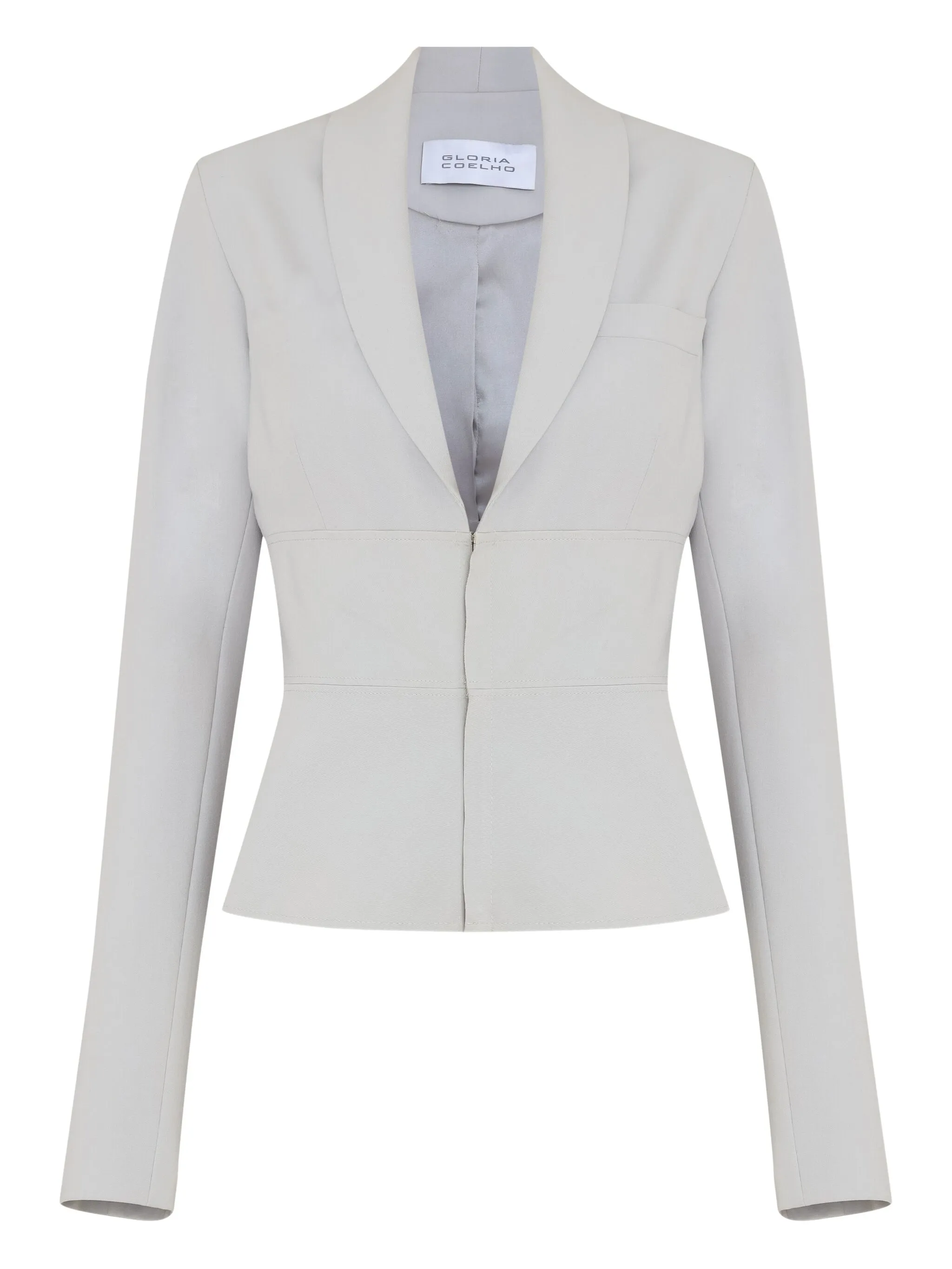 

Пиджак строгого кроя Gloria Coelho, серый