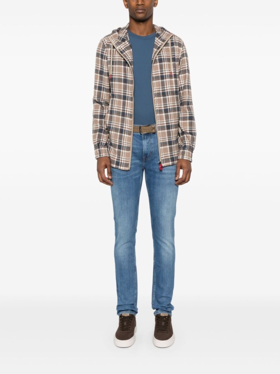 

7 For All Mankind джинсы Paxtyn с логотипом, синий
