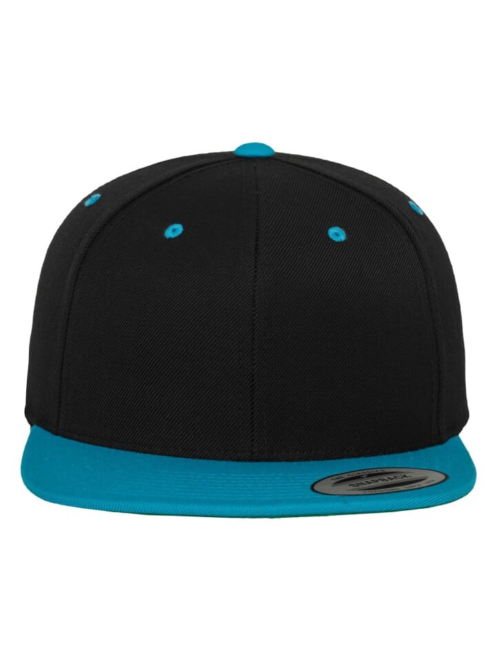 

Бейсболка Flexfit Snapback, цвет blk/teal