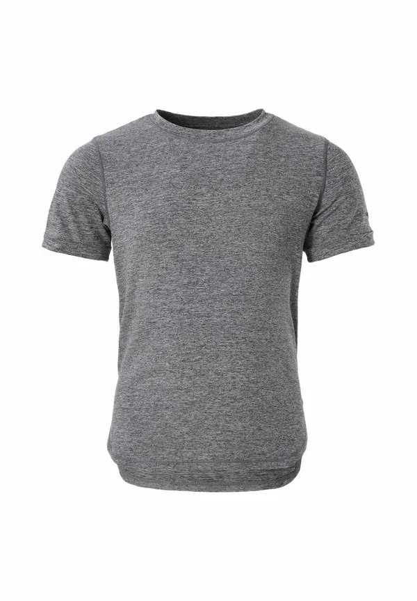 Футболка свободного кроя Swedemount Core Loose Fit Tee Jr Basic T-Shirt, черный меланж