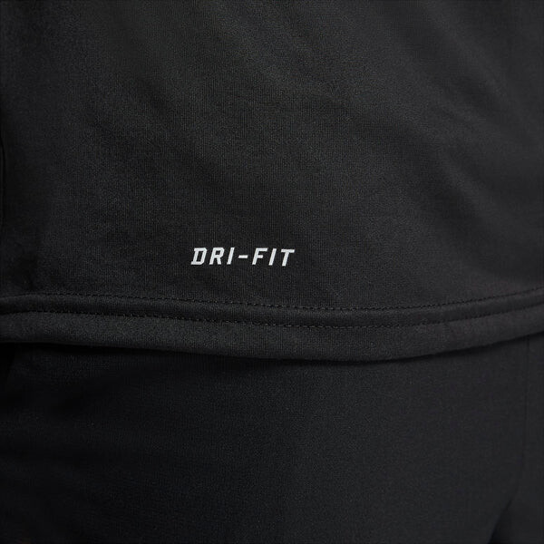 Футболка Nike Team Legend Long Sleeve Training Tee 'Black', черный — фото 4