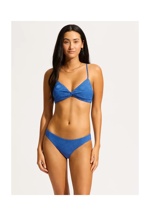 

Трусики-Бикини Oasis с эластичным поясом Seafolly, цвет ultramarine