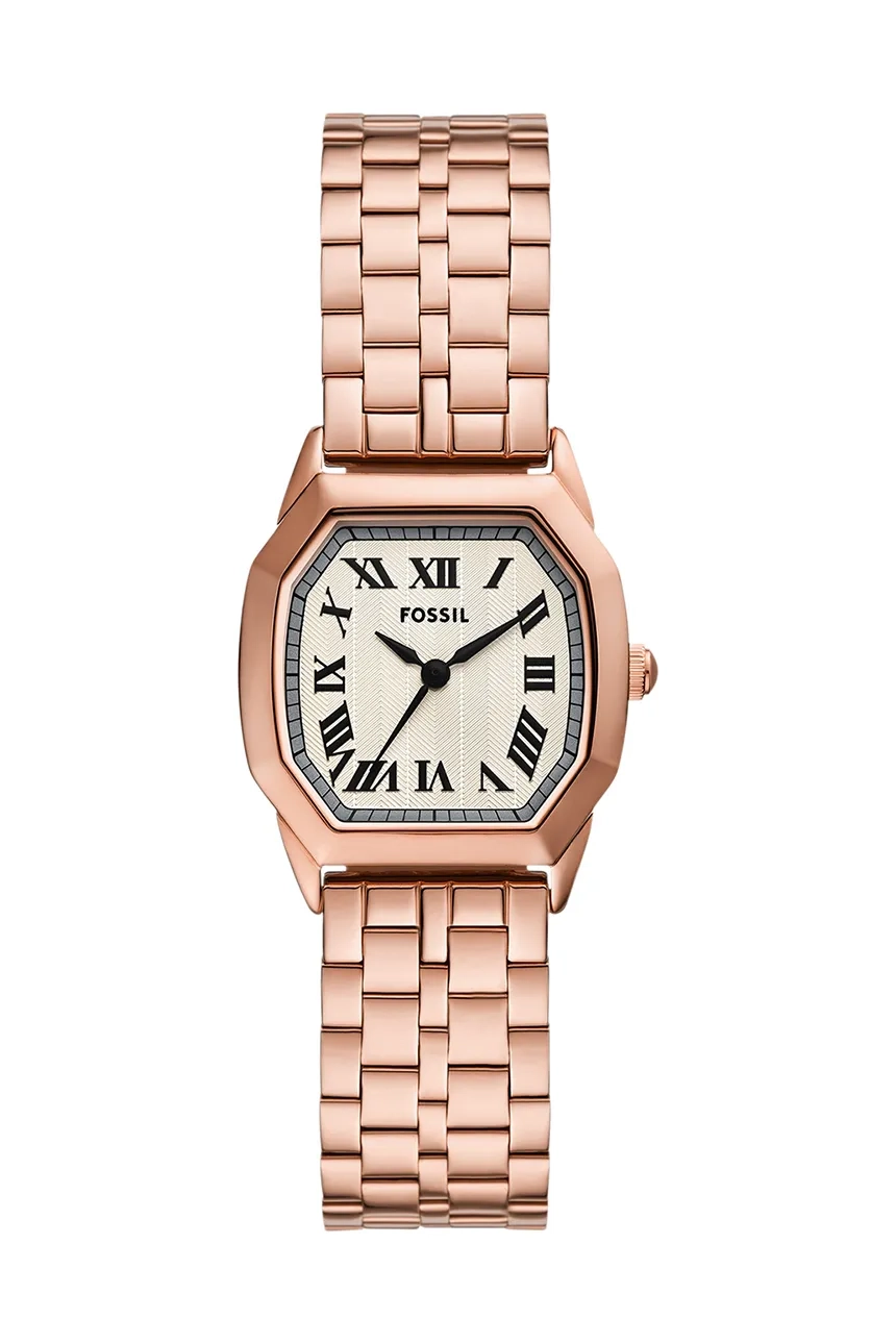 

Часы из розового золота Fossil, золотой