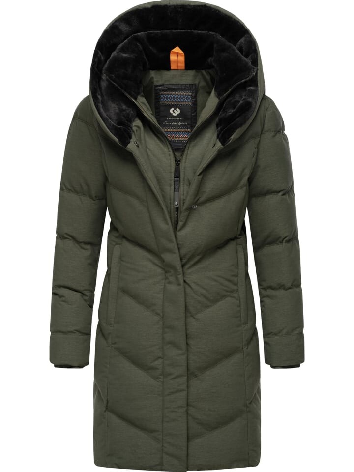 

Пуховик ragwear Natalka Cosy, цвет dark olive