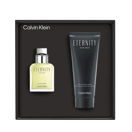 Парфюмерный набор для мужчин Calvin Klein Eternity for Men 2022 Gift Set with 30ml Eau De Toilette Spray and 100ml Body Wash — фото 2