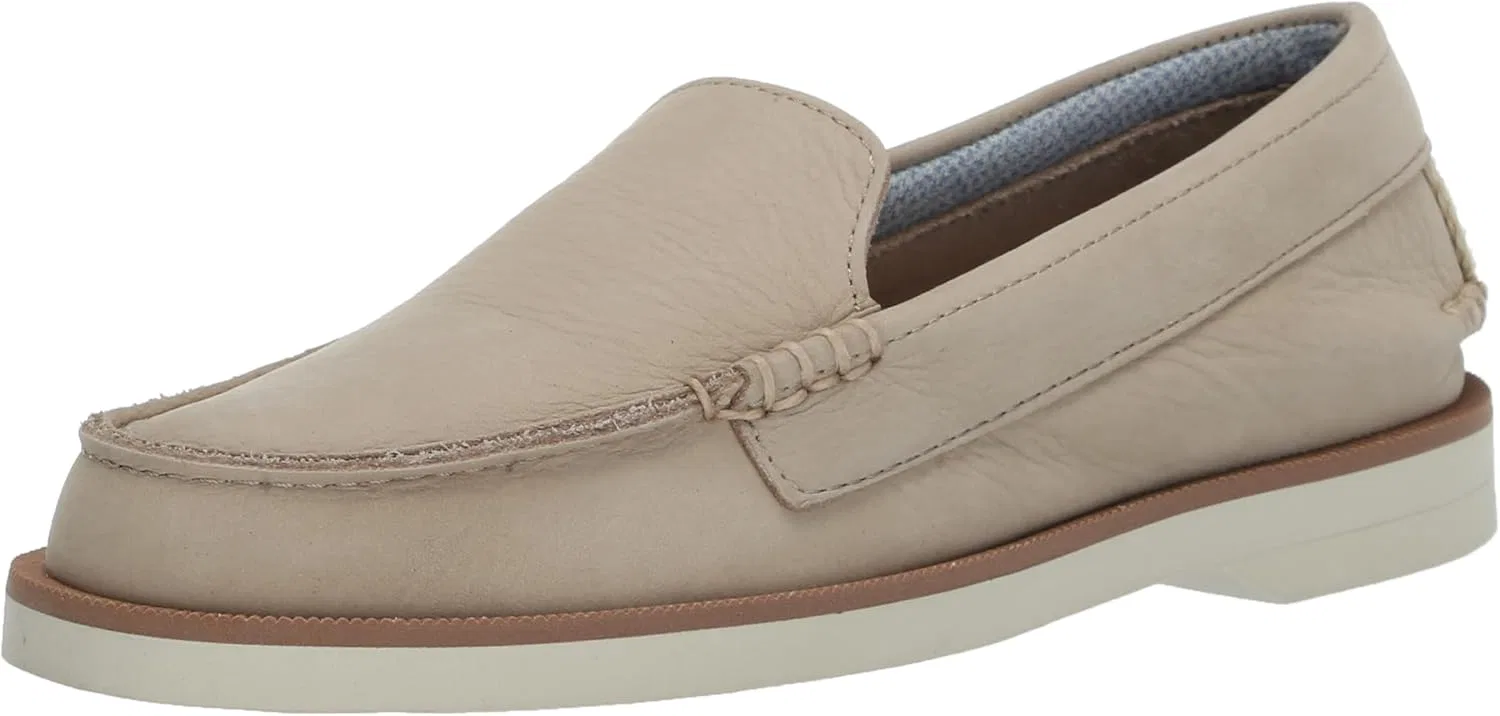 Лоферы Sperry, песочная нубуковая кожа