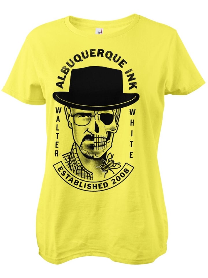 

Футболка Albuquerque Ink Girly Tee Breaking Bad, желтый