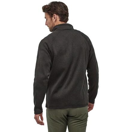 Флисовая куртка Better Sweater с молнией 1/4 мужская Patagonia, черный — фото 2