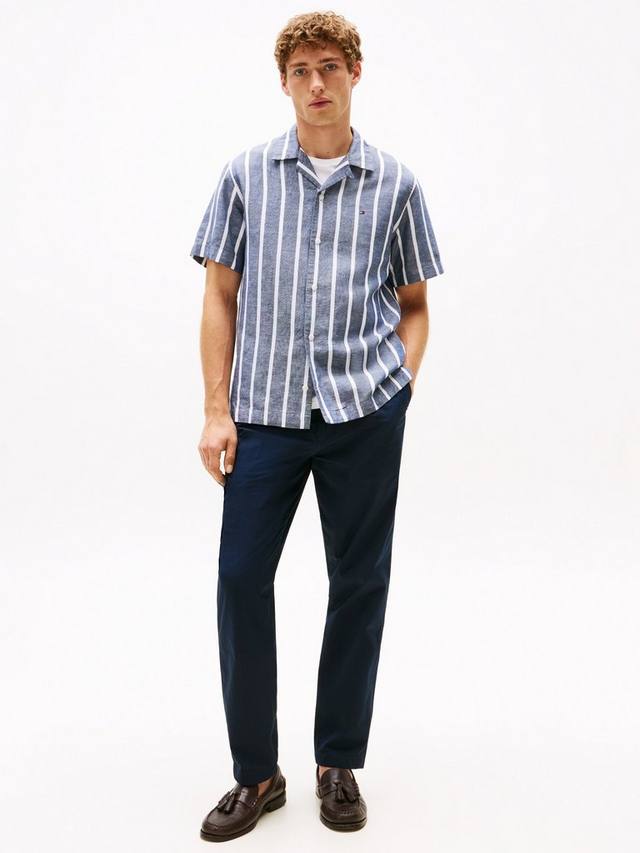 Зауженные брюки из хлопковой смеси Tommy Hilfiger — фото 3