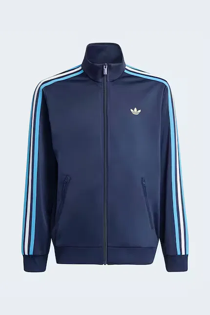 Кофта детская на молнии Adidas Originals, синий — фото 2