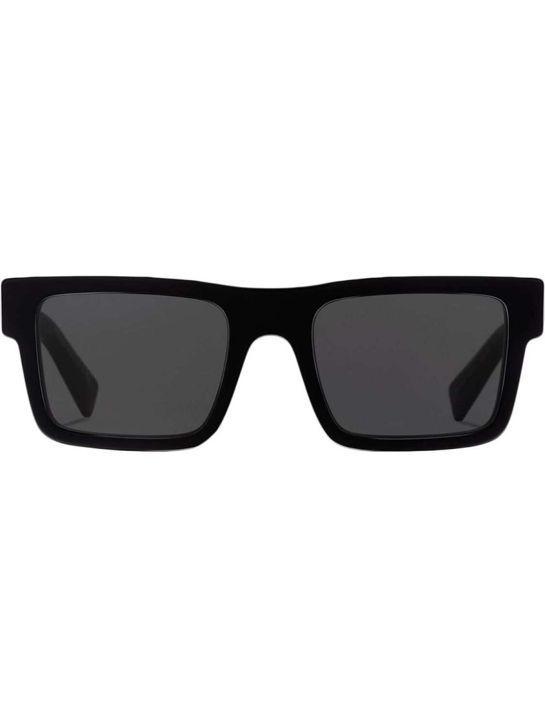 

Prada Eyewear солнцезащитные очки в квадратной оправе, черный