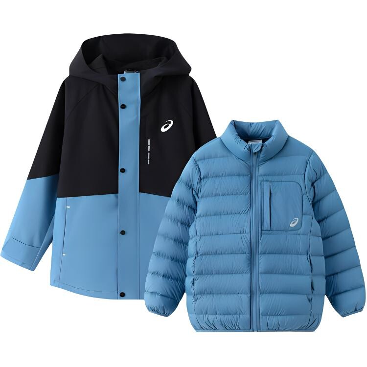 

GS Пуховики/Жилеты Asics, синий