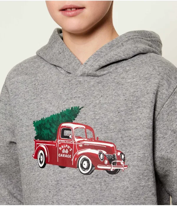Толстовка regular fit Polo Ralph Lauren, серый — фото 4