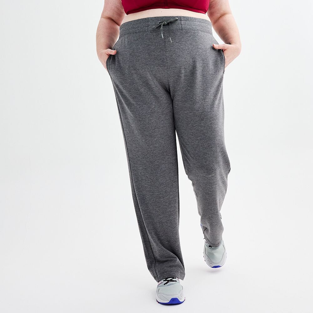 

Брюки из французской махровой ткани Tek Gear больших размеров, цвет Charcoal Gray