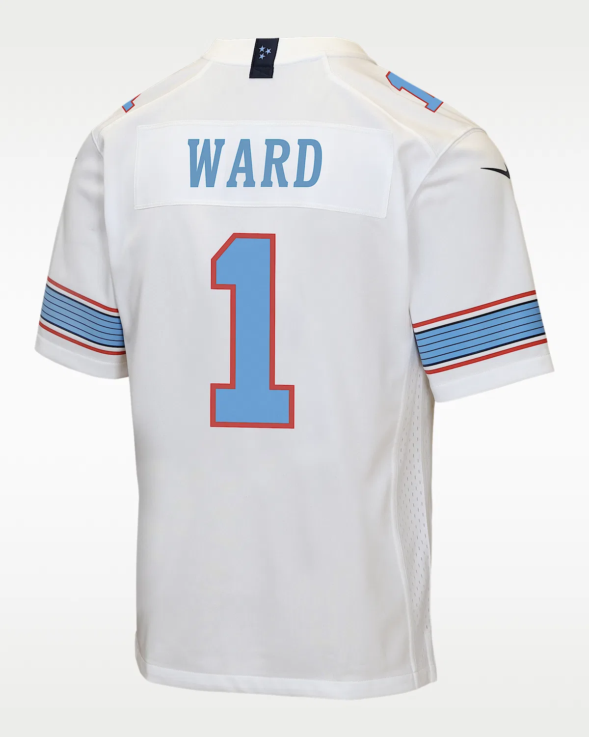 Детская большая игровая майка Nike NFL Cam Ward Tennessee Titans, White — фото 2