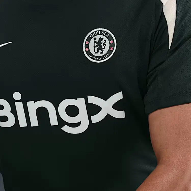 Футболка Chelsea Fc Strike Men's Dri-FIT с коротким рукавом Nike, outdoor зеленый — фото 3